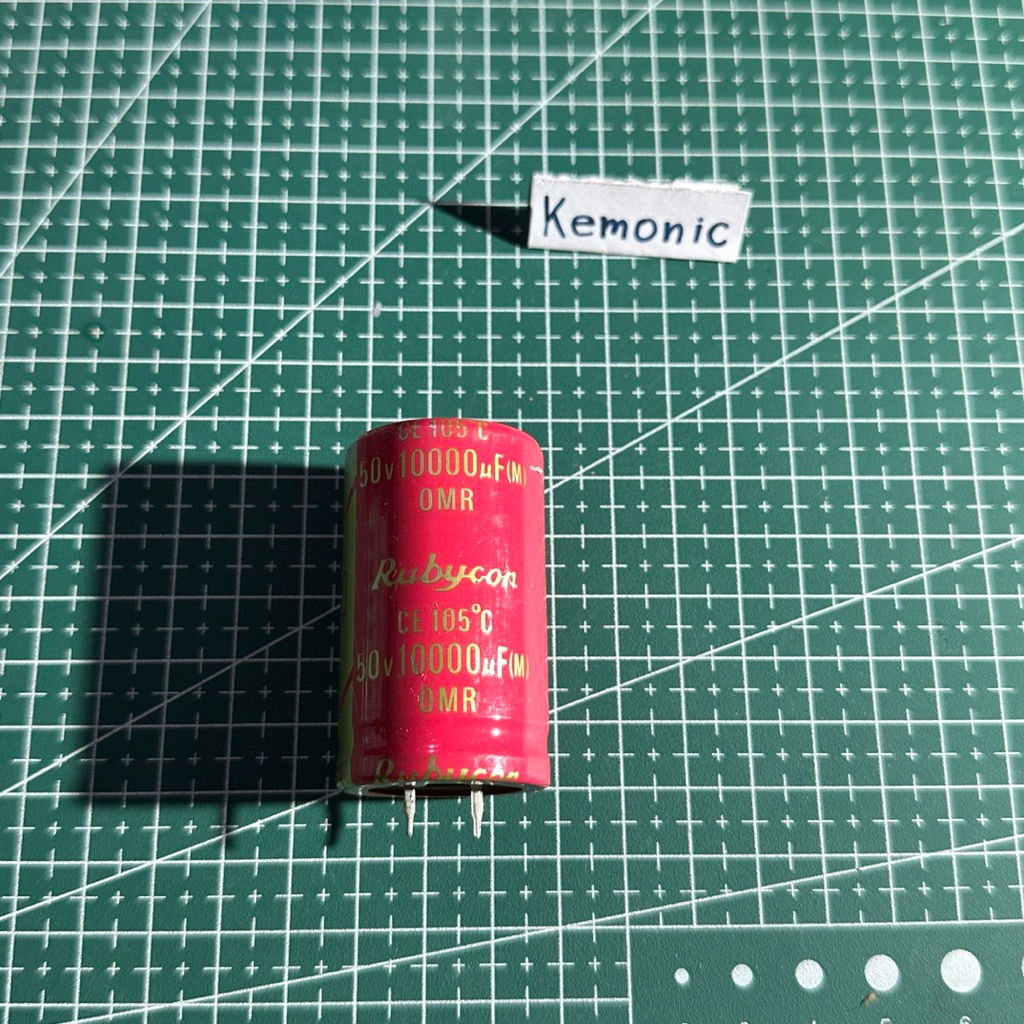 OMR Elco 10000uf 50v Rubycon OMR Merah Elko Rubicon Red Original