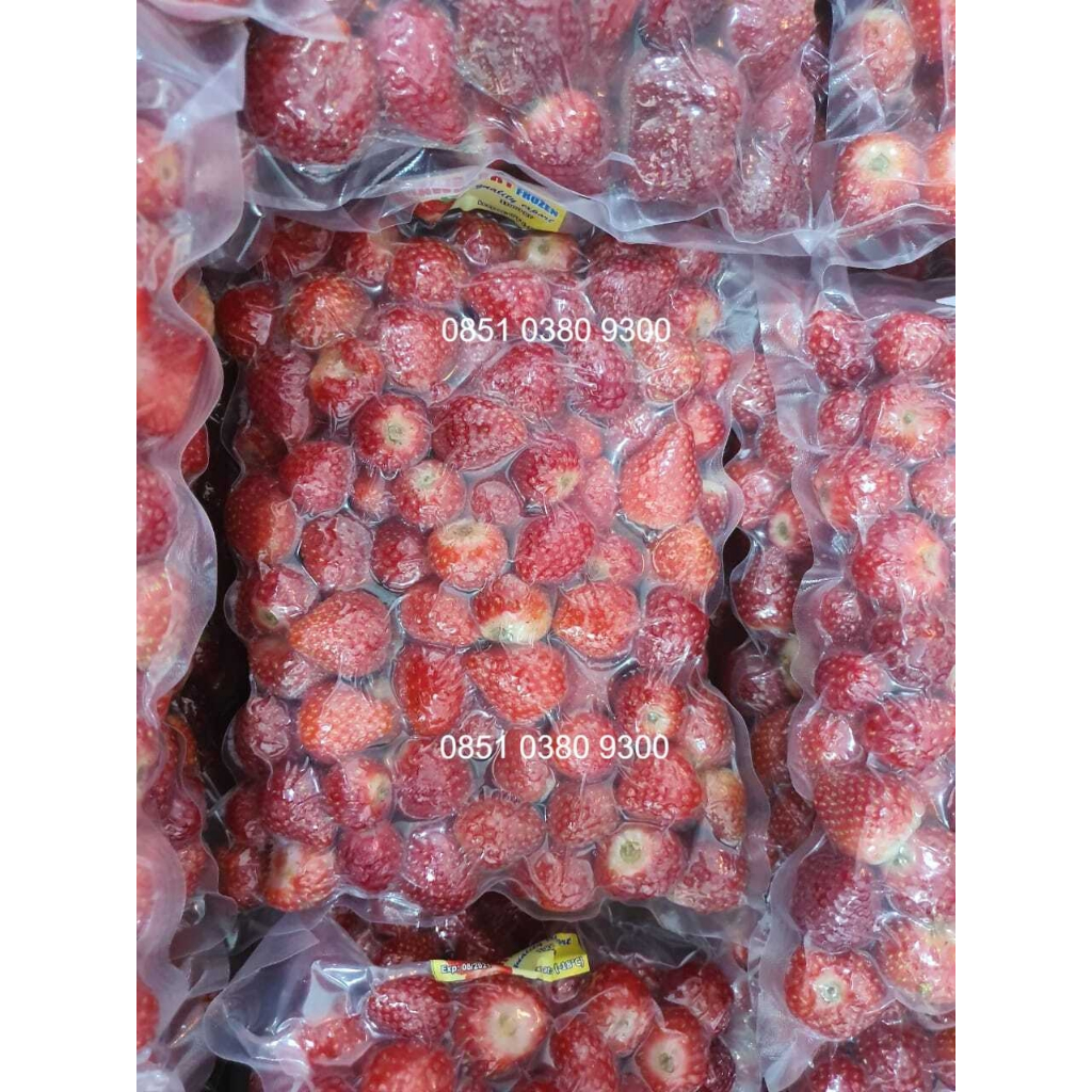 

STRAWBERRY BEKU 500 GRAM FROZEN FROSEN SUPER PREMIUM VAKUM