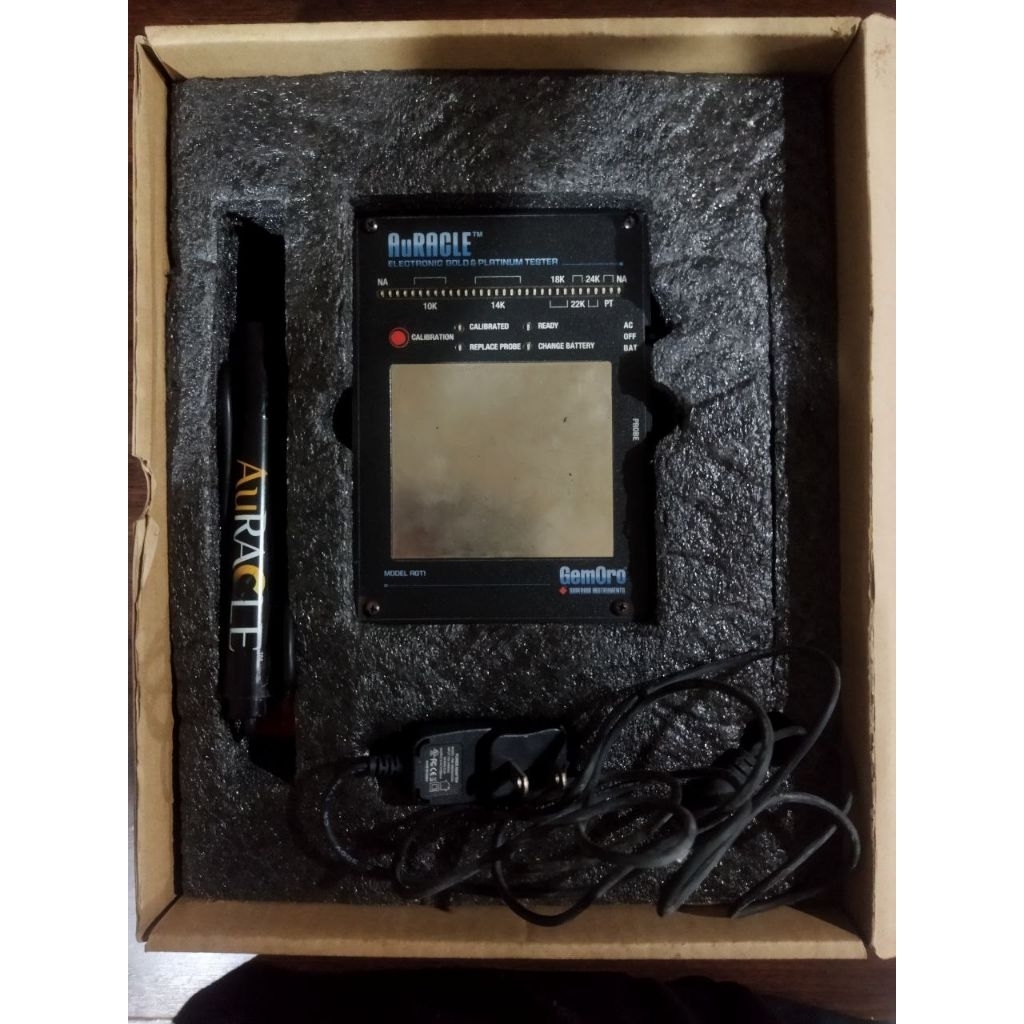 Alat Tes Emas AuRacle AGT1 electronic Gold & platinum tester GemORo superior