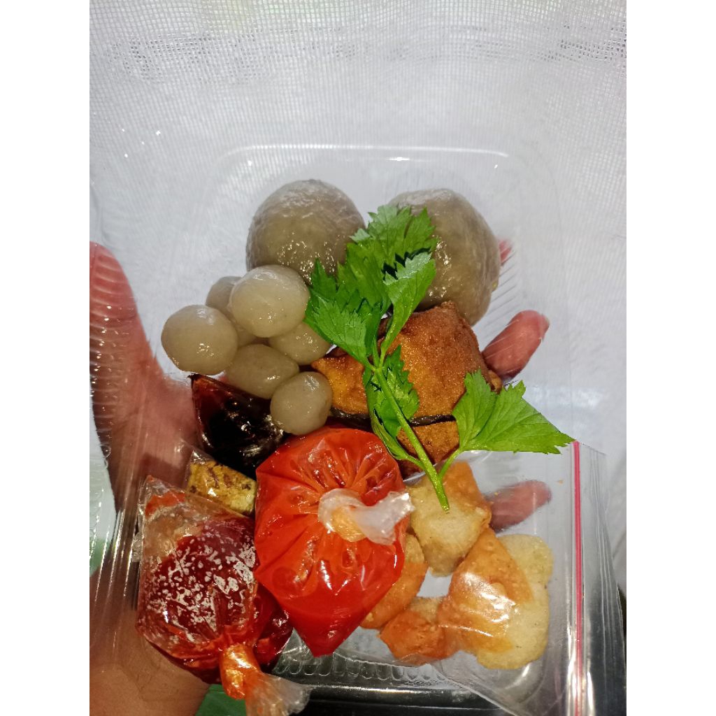 

Paket Cilok Dower Ayam suwir || baso Aci pedas nampol