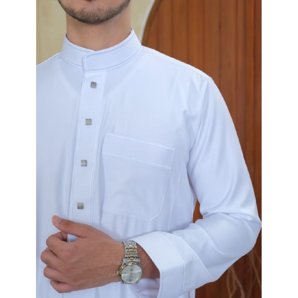 AL Haramain Jubah / Gamis Pria Remaja & Dewasa Premium Series Semi Wol (2417) / Jubah AL Haramain