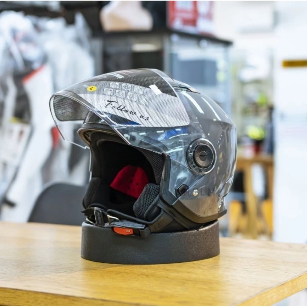 HELM ZEUS 617 GREY SOLID RETRO CLASSIC VESPA HARLEY VISOR ORIGINAL