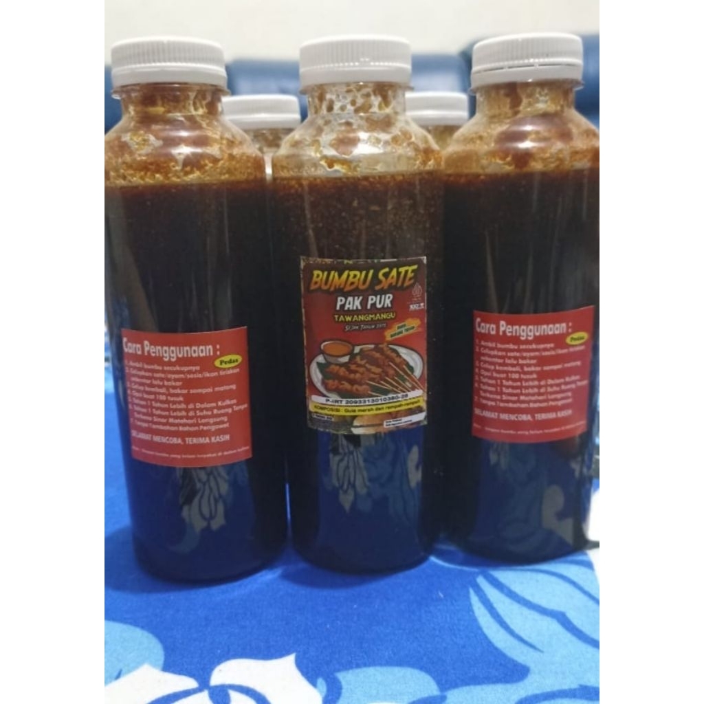 

Bumbu Sate Kambing Pak Pur Tawangmangu Rasa Pedas
