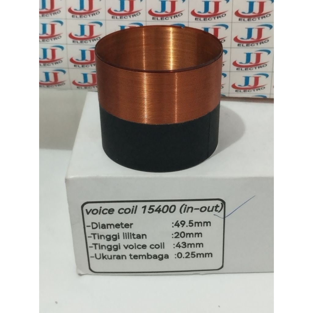 Spul spol spool speaker 15inch 15 inch ACR 15400 15200 in out voice 49.5mm