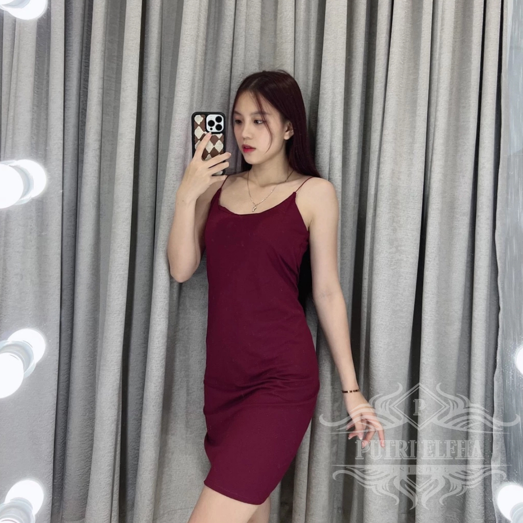 Dress Tali Spaghetti Jumbo | Tanktop Dress Jumbo | Mini Dress