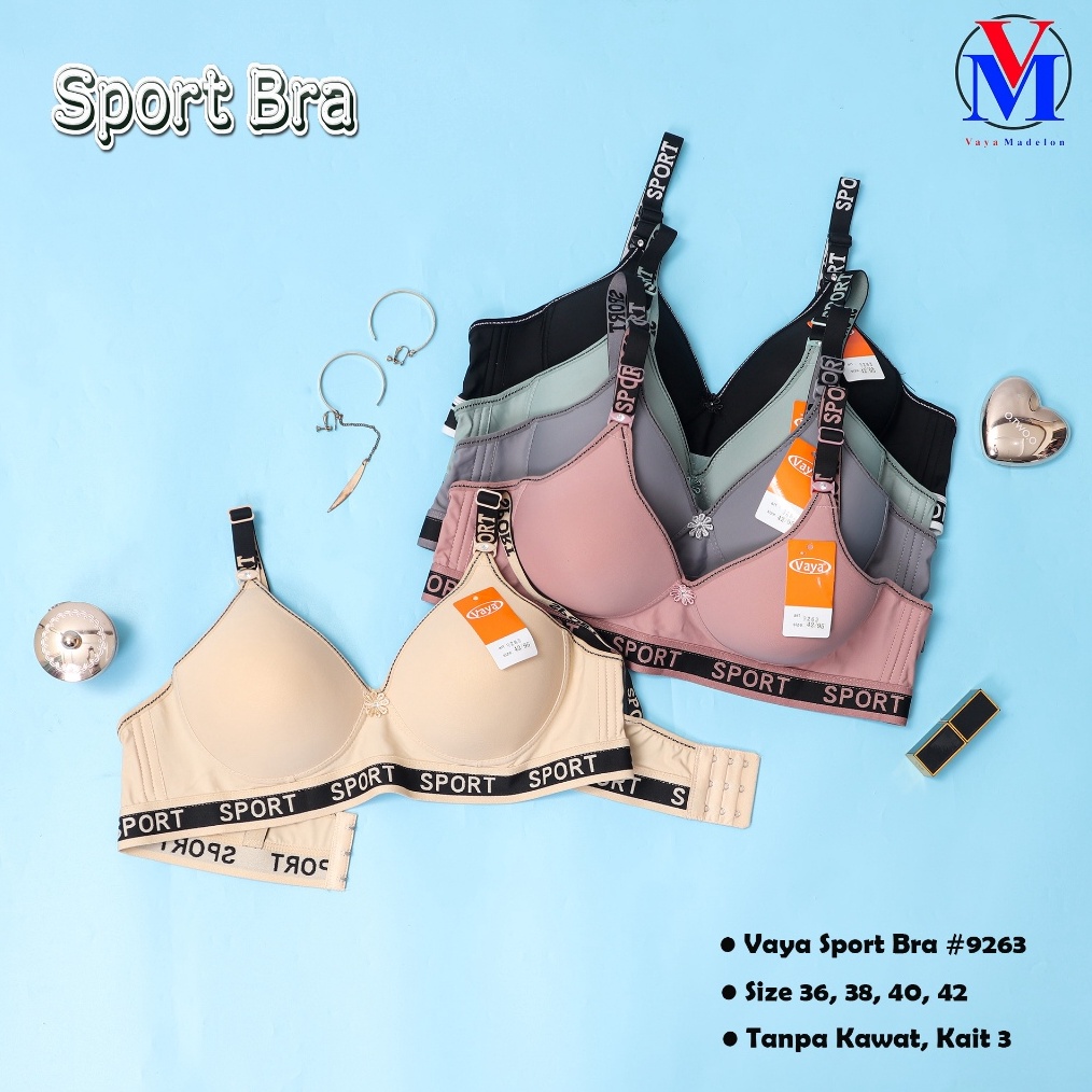 KODE Y67U Vaya 9263 Bra Sport Busa Tipis Kait 3