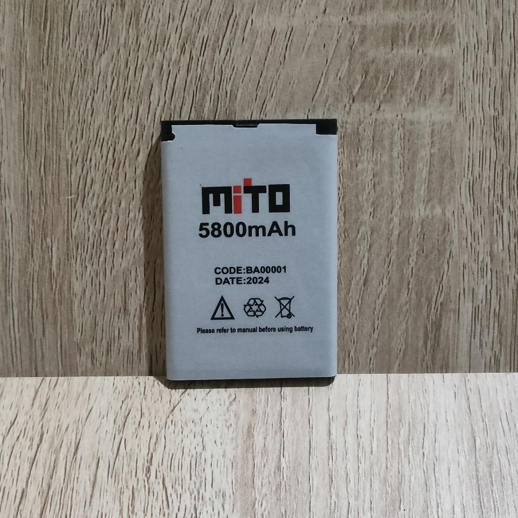 Baterai Batre For Mito 122Q / 220 BA00001 BA-00001 Battery Batrai Hp