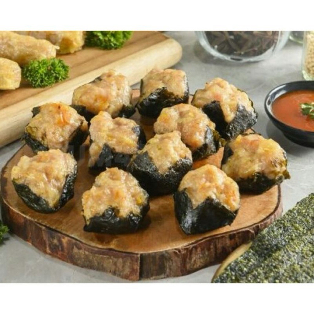 

Dimsum Ayam Kulit Nori Isi 50 pcs