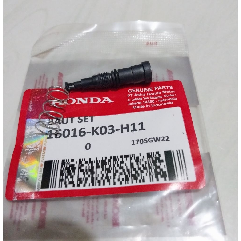 Baut Setelan Angin Langsam Beat fi Vario 125 Beat Pop