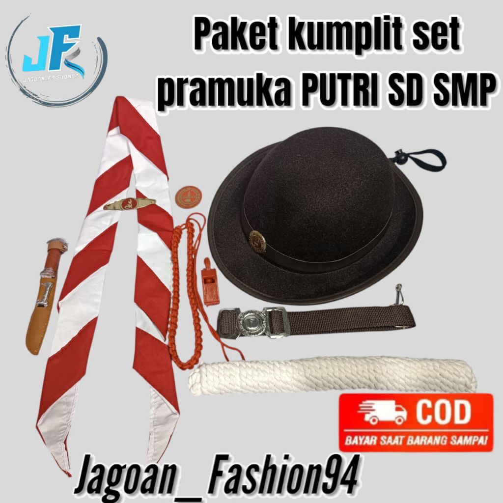 Atribut Pramuka Anak SD Putri Siagga Pramuka Kumplit Terlaris