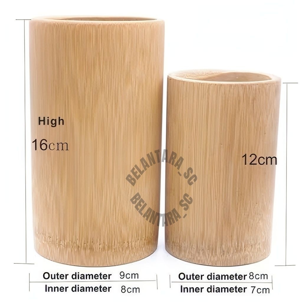 

Tempat Pensil Dari bambu sudah halus dan berwarna (pernis)