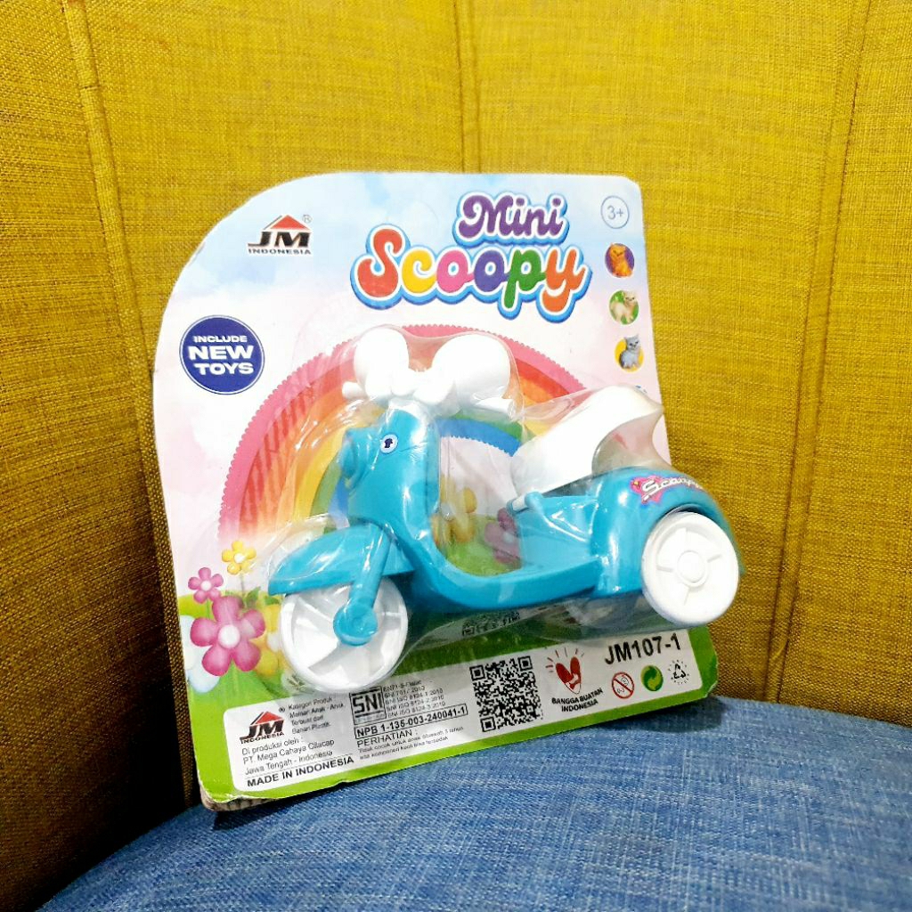 GDM - Diecast motor scoopy mini anak murah - miniatur motor scoopy anak