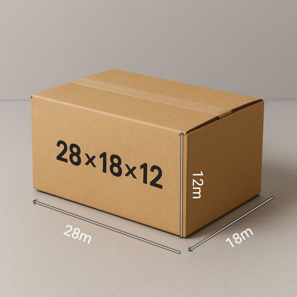 

Kardus Packing Polos Ukuran 28x18x12