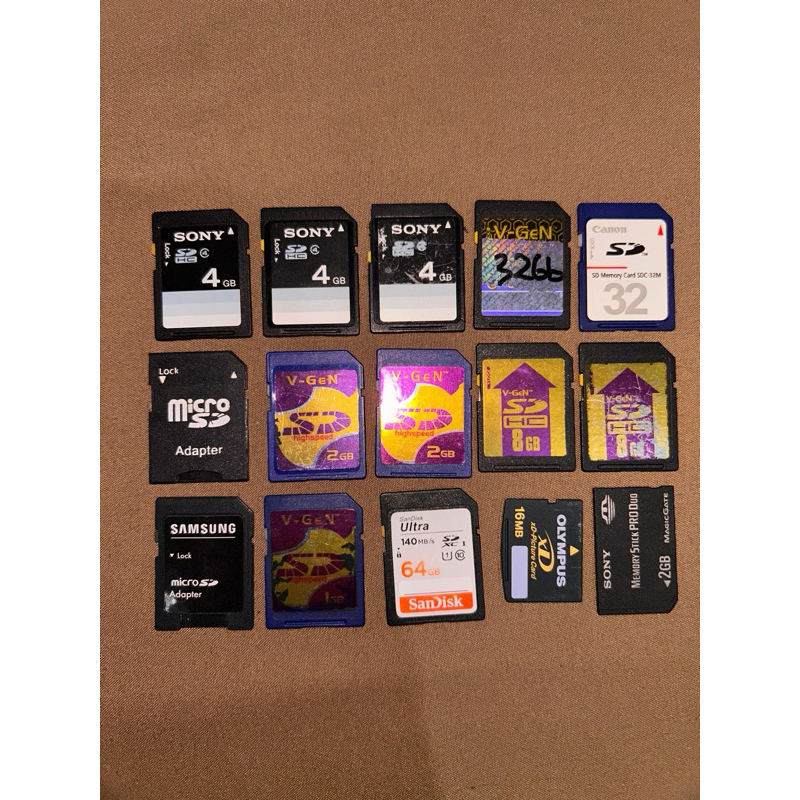 Memory Sdhc, Xd, Stick ProDuo, Adaftor Sdhc