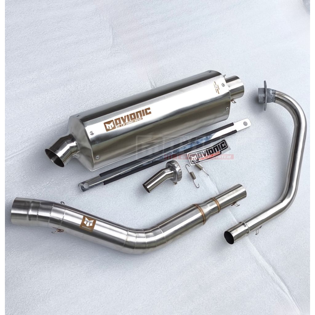 Knalpot Racing Fullset Ngebass Adem R15 GSX150 CBR150 CB150R VIXION DLL