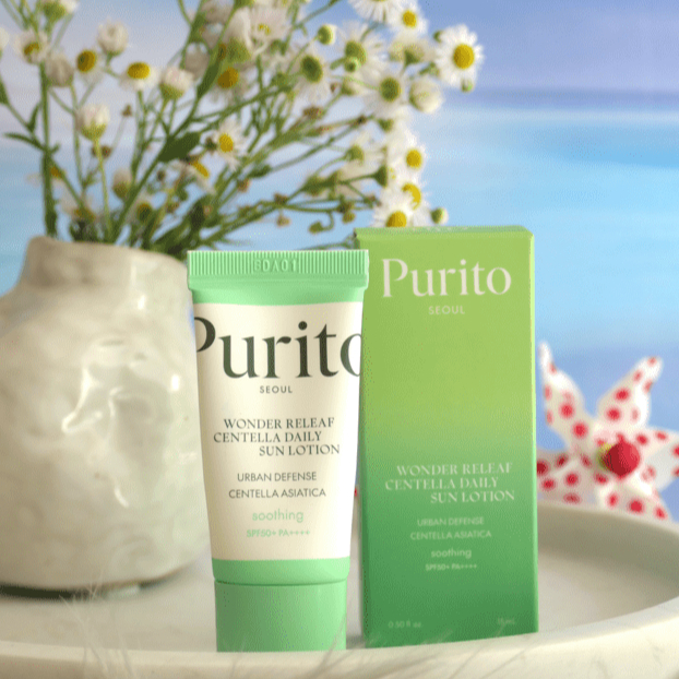 [READY SIAP KIRIM - HARGA PROMO] Purito Seoul Wonder Releaf Centella Daily Sun Lotion 60ml SPF 50+ P
