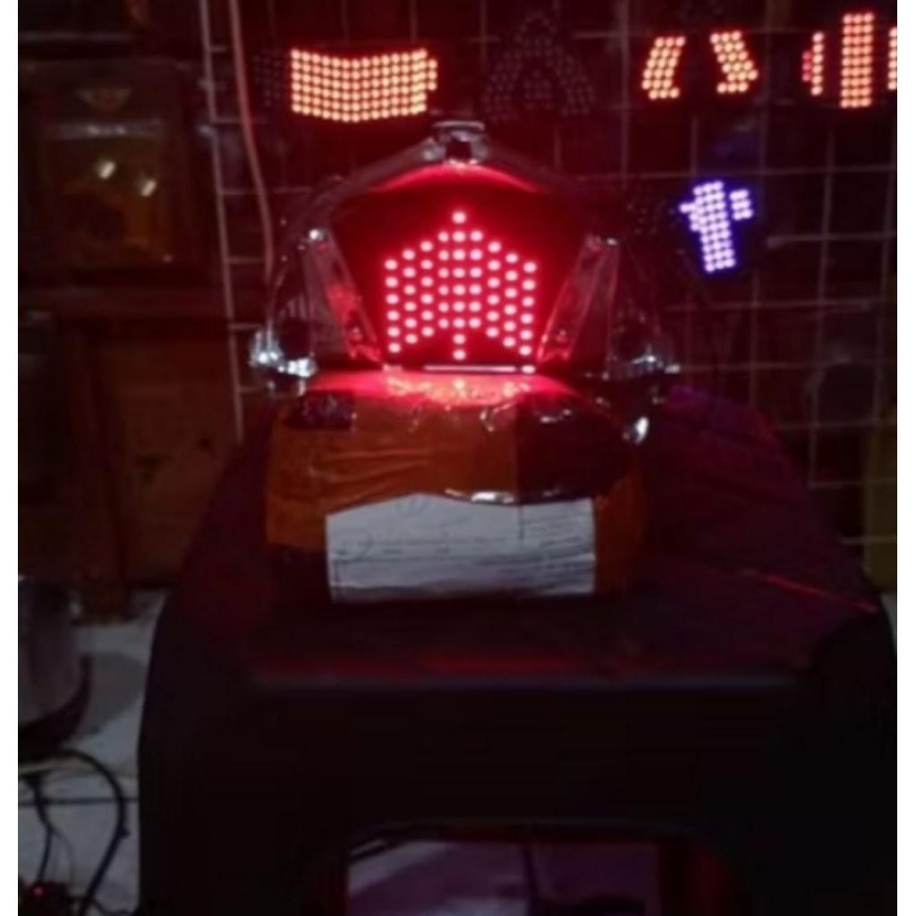 stoplamp runing Revo F1 ijeksi 8 mode otomatis+lem