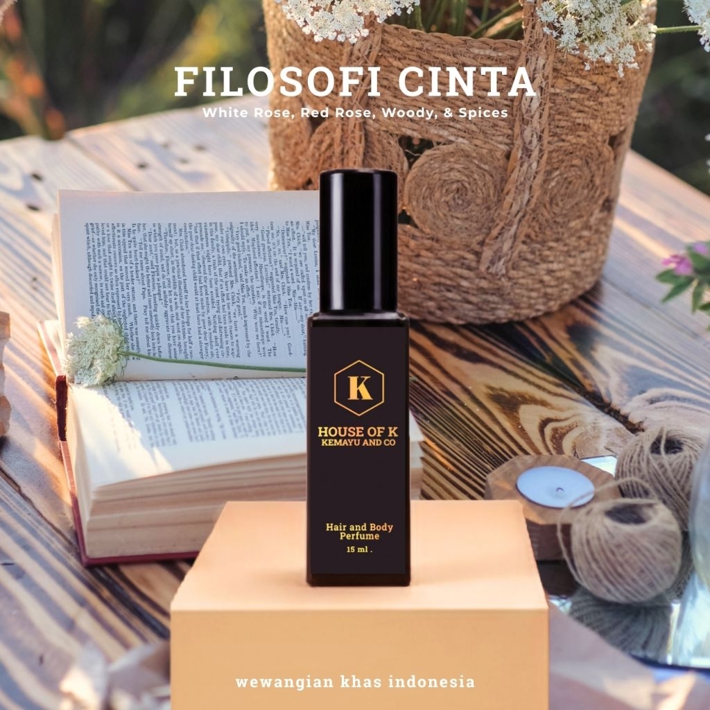 Kemayu & Co - Filosofi Cinta Hair and Body Perfume 15Ml | Travel Size Eau De Parfum