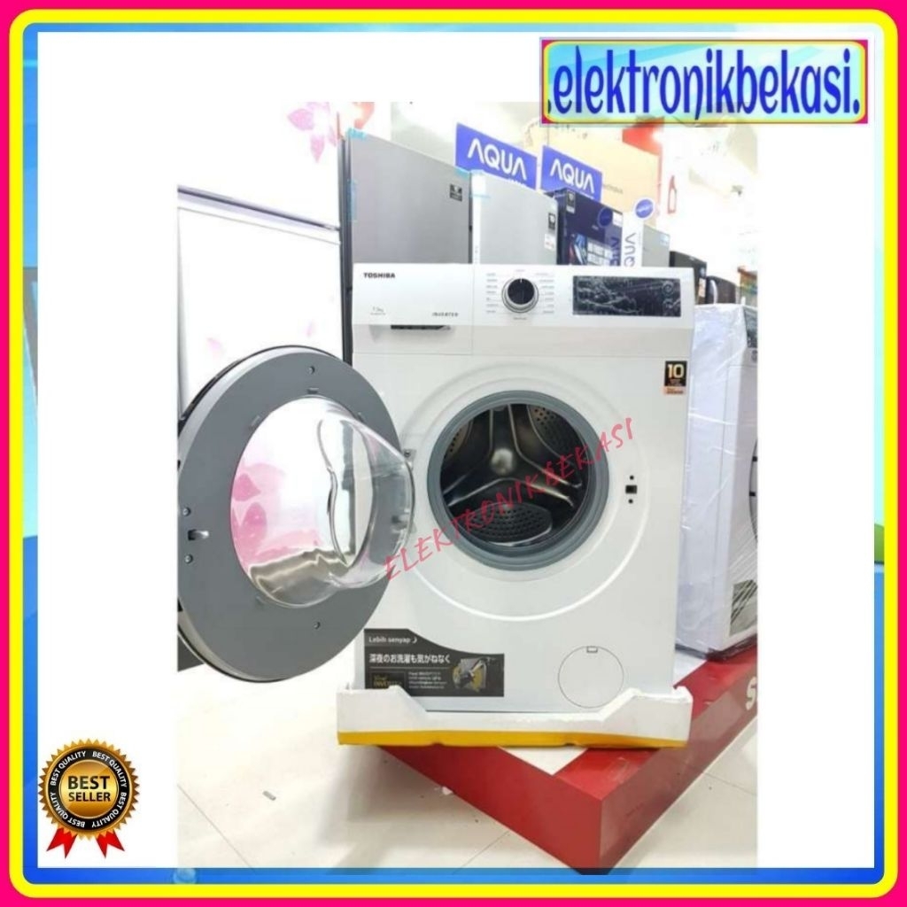 TOSHIBA FRONT LOADING  8.5 KG  TW-BH 95 S2N / MESIN CUCI TOSHIBA TW BH 95S2N / TOSHIBA TW-BH 95S2N