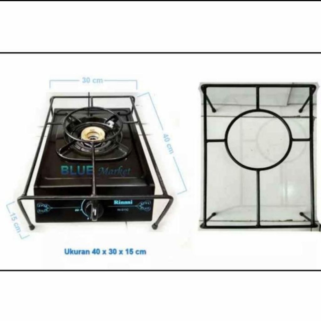 besi tatakan kompor Rinai 1 tungku