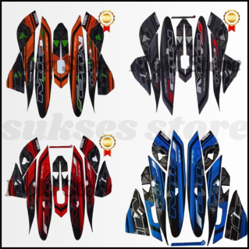 STRIPING STANDART YAMAHA MIO J 2014 STIKER BODY MIO J 2014 LIS BODY MIO J 2014 TERMURAH TERLARIS