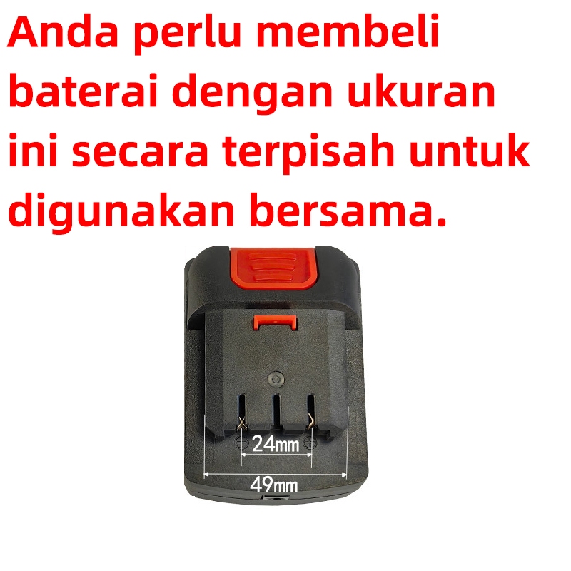 Baymarkeet Ixce Mesin Pemotong Rumput Listrik Portabel Pemangkas Rumput Tanpa Kabel Tidak Termasuk