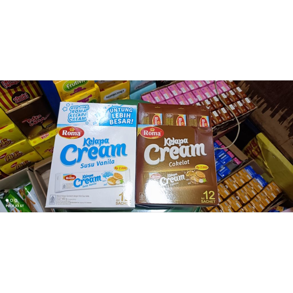 

cream roma kelapa