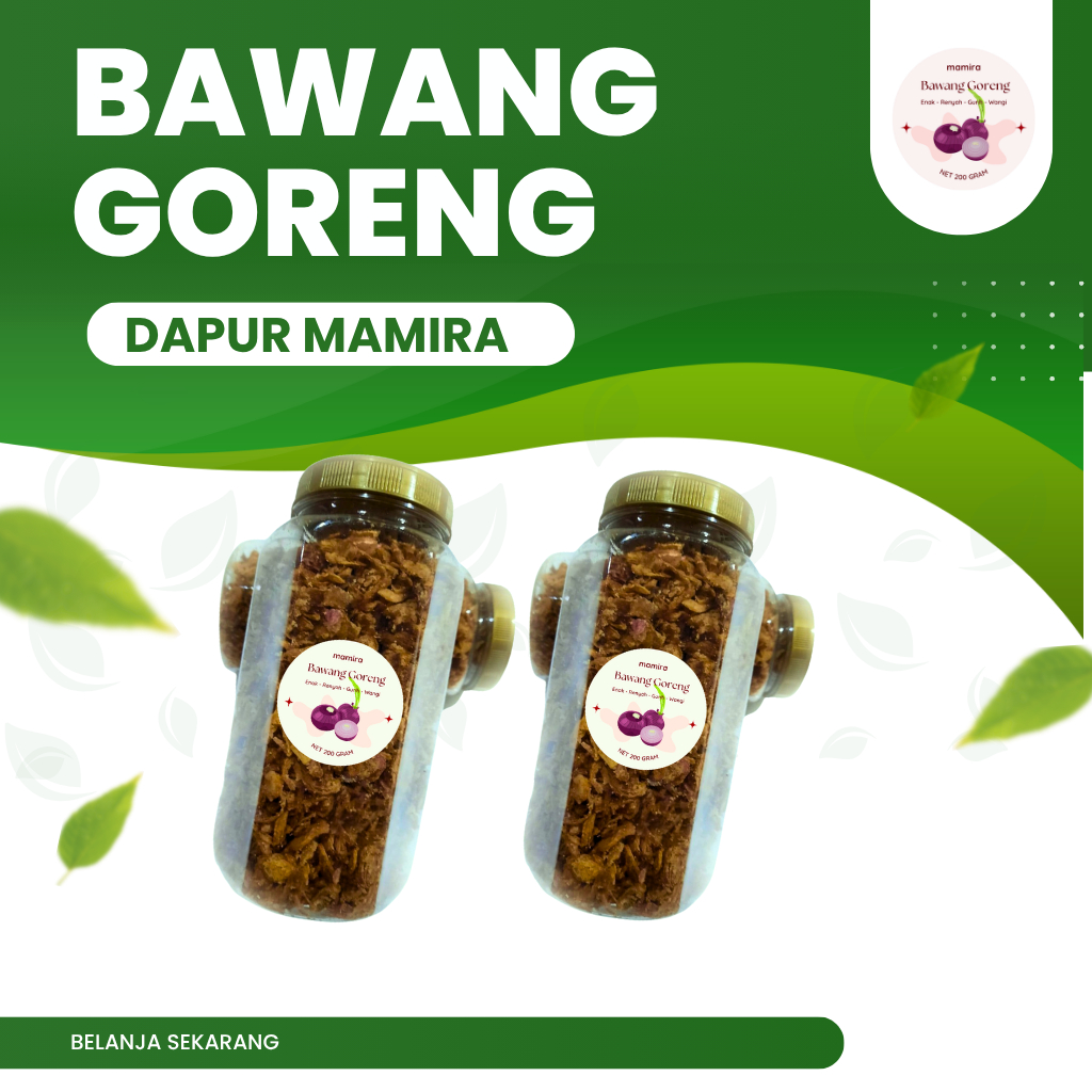 

Bawang Merah Goreng Asli Dapur Mamira 200 Gram