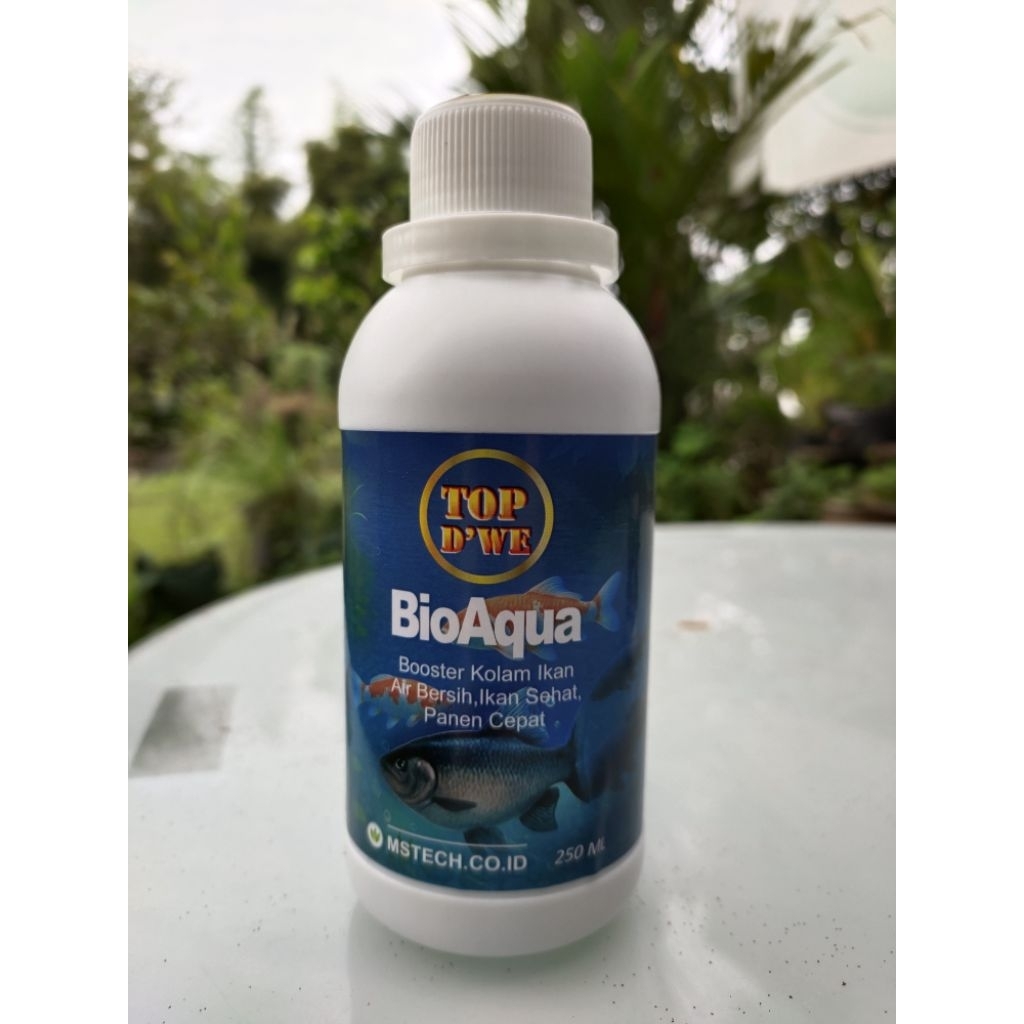 Probiotik Kolam Ikan TOP D’WE BioAqua – Penjernih Air, Hilangkan Bau, Ikan Sehat Cepat Besar (Lele/N