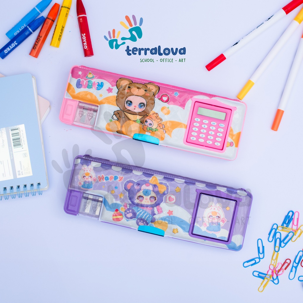 

Pencil Case Magnet Kalkulator FC6808 / Tempat Pensil Kalkulator FC-6808