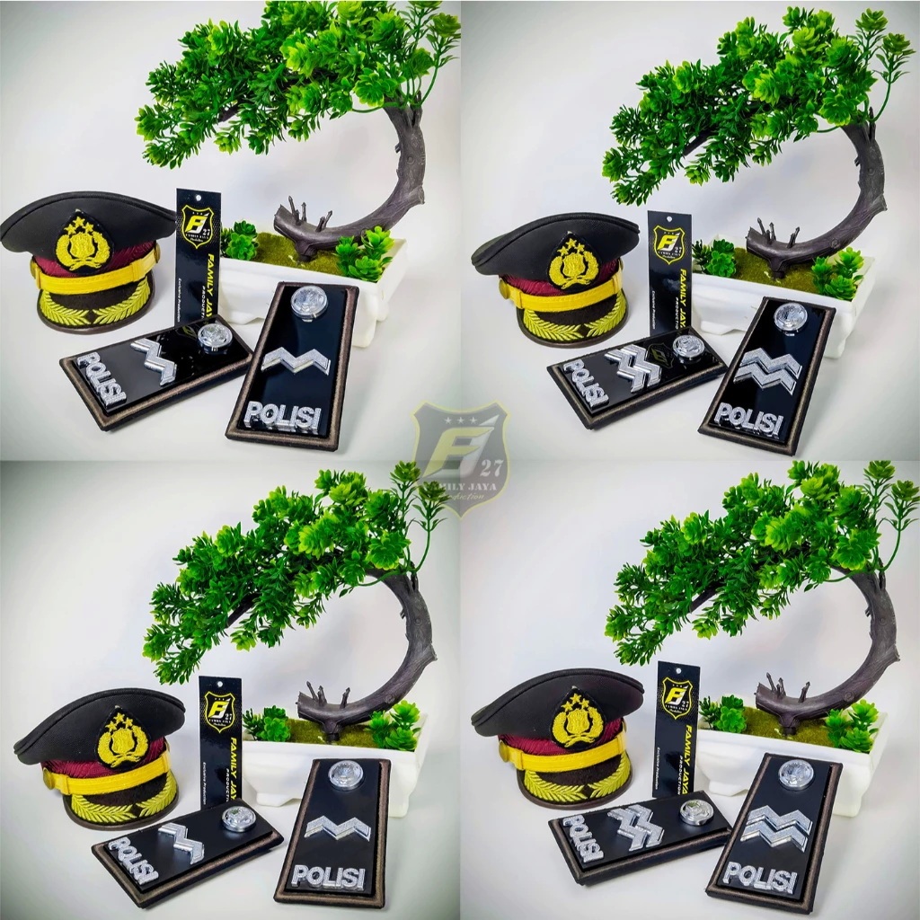 Pangkat Polisi PDH AIPDA/ AIPTU Dasar acrylic Glossy & Doff - Pangkat PDH Polri AIPDA/ AIPTU