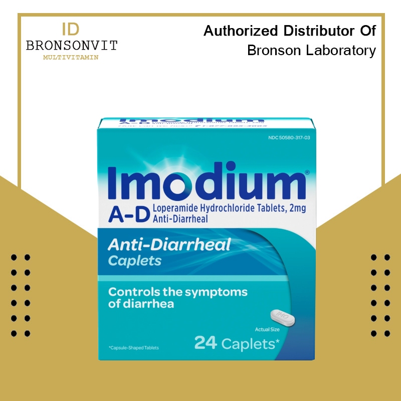 Pereda Diare Imodium AD, Loperamide Hidroklorida, 24 caplets