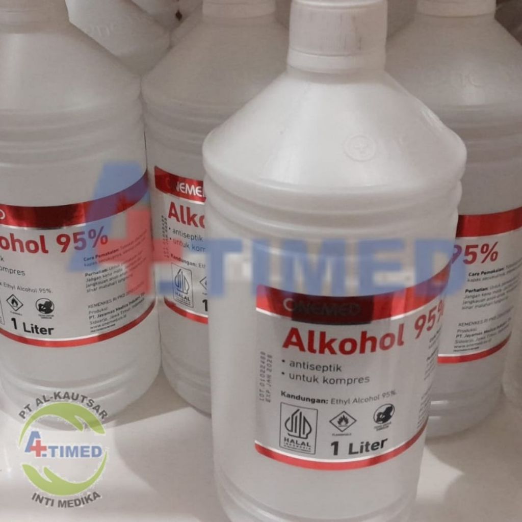 Alkohol 95% 1 Liter / Alkohol 95% / Alkohol Onemed 1 Liter / Alkohol 1 Liter / Alkohol