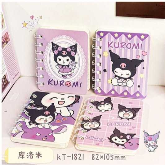 

[MX] BUKU NOTEBOOK BINDER SPIRAL SANRIO A7|RING DIARY MODEL BERGARIS