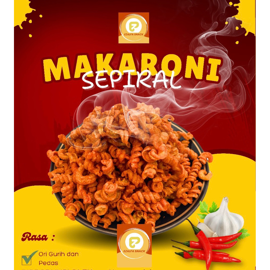 

Makaroni Sepiral 1 Kg. Snack Makaroni Ulir Makaroni Spiral Camilan Pedas Gurih