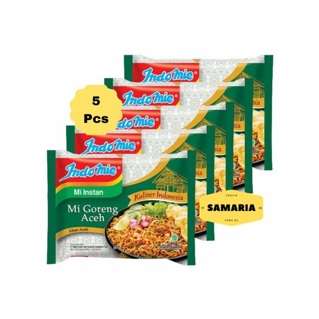 

Paket 5 Pcs Indomie Mi Goreng Instant Rasa Mie Aceh