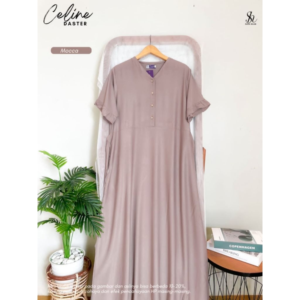 Celine daster rayon premium rayon twill adem cringkel motif