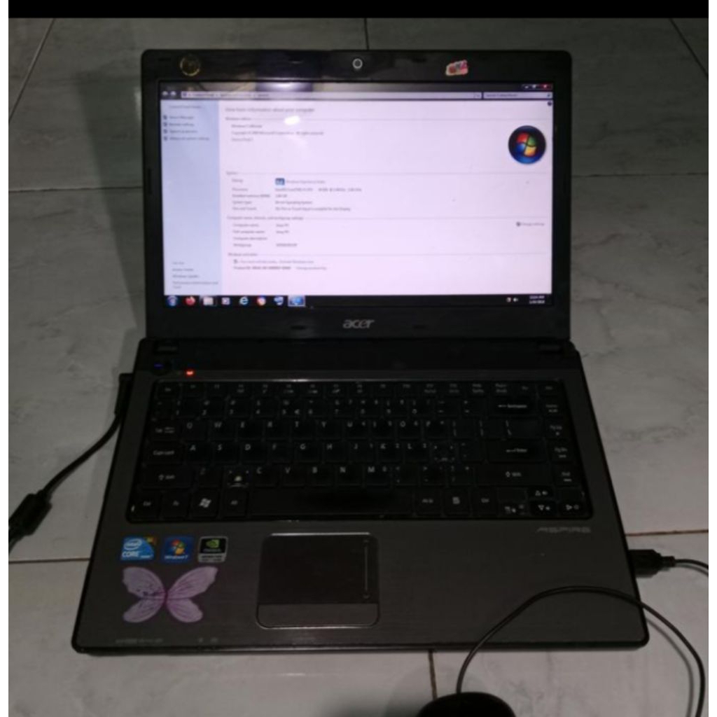 mainboard sama layar laptop Intel M450 core i5