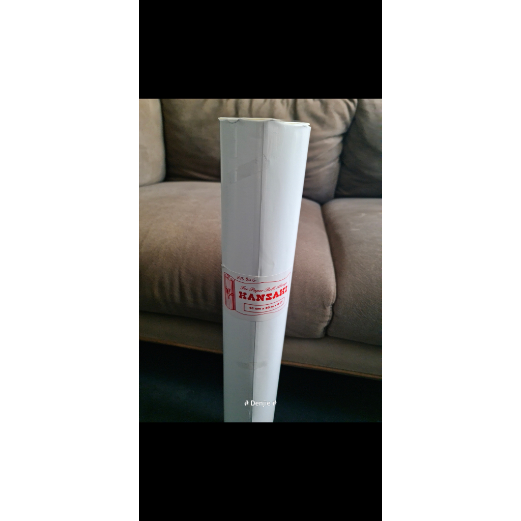 

KERTAS HVS ROLL PLOTTER 80 GSM A1 (24") 50 Meter