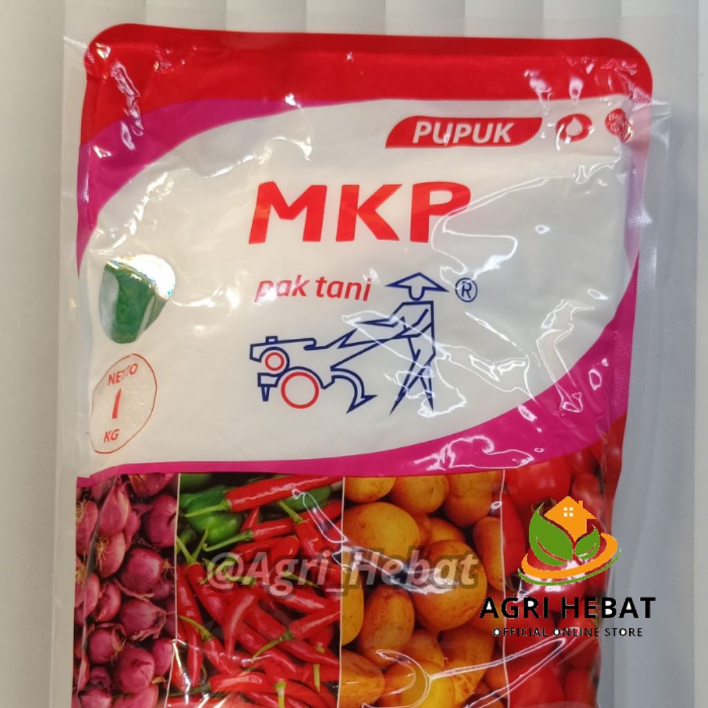 1kg Pupuk MKP Pak Tani Untuk Padi, Buah, Sayuran, Jagung Kemasan Pabrik