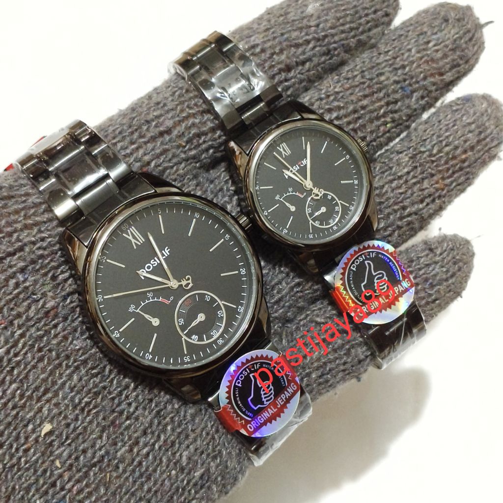 Jam tangan POSITIF FULL BLACK
