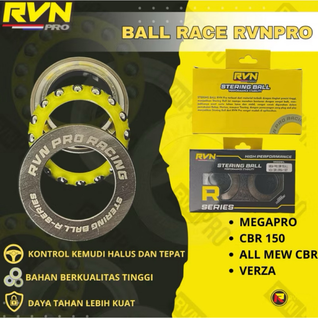Komstir RVN Racing CBR150 Megapro Verza All New CBR Komstir BallRacePro