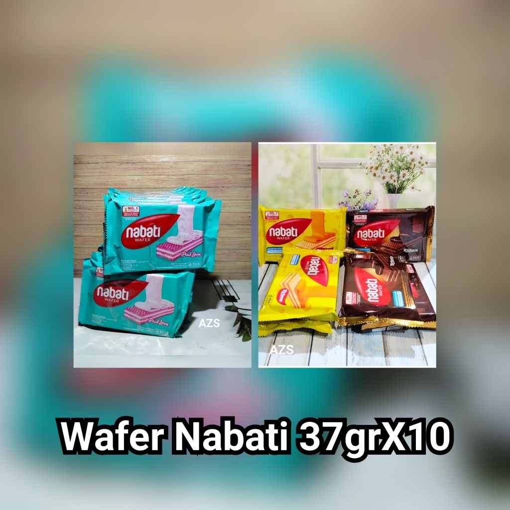 

Wafer Nabati 10X37gr Keju-Coklat-Pink Lava (Promo Hemat)