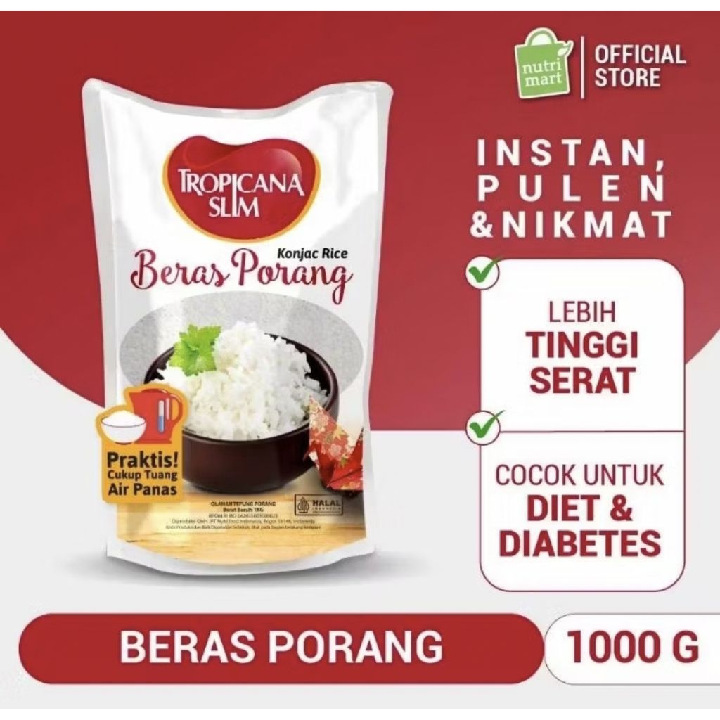 

TROPICANASLIM BERAS PORANG 1KG