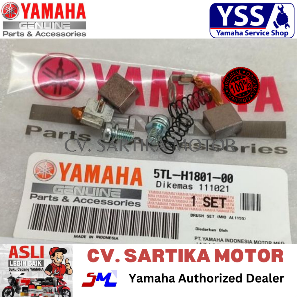 Areng Dinamo Starter Xeon, Fino / BRUSH SET (MIO AL115S) / 5TL-H1801-00