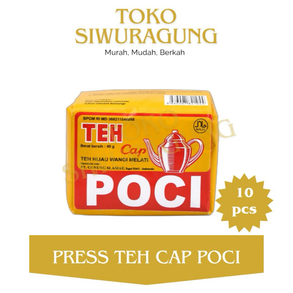 

PRES TEH POCI KUNING | 1 PRES ISI 10 PCS