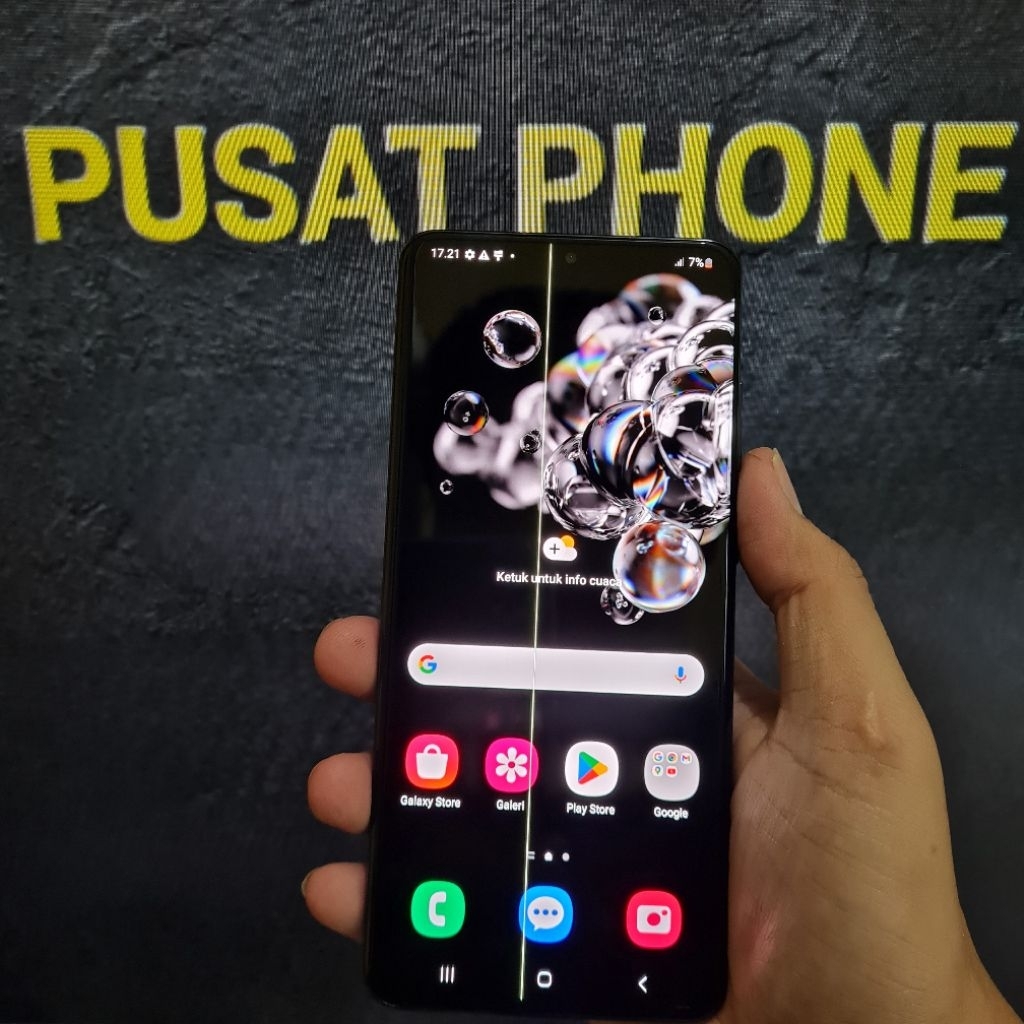 samsung s20 ultra 12/128 minus grenscren