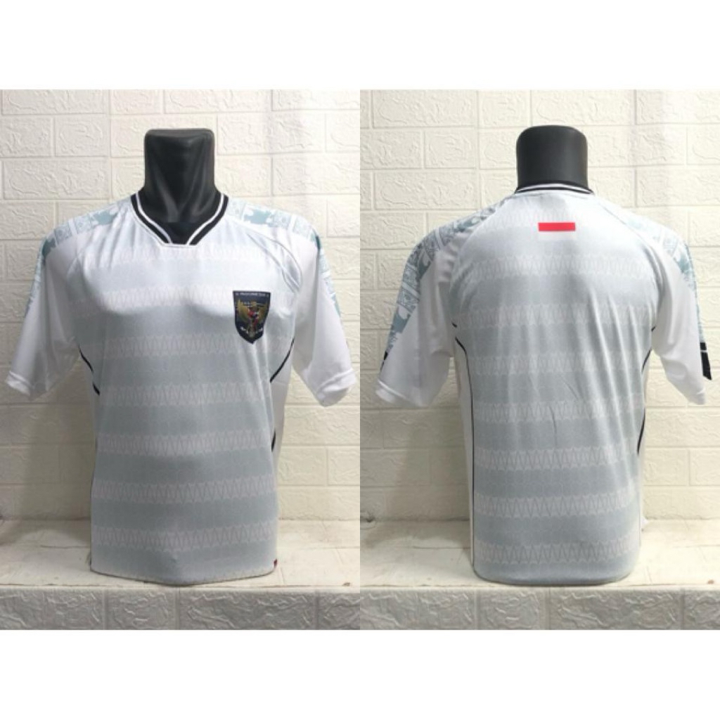 jersey bola timnas indonesia away printing putih