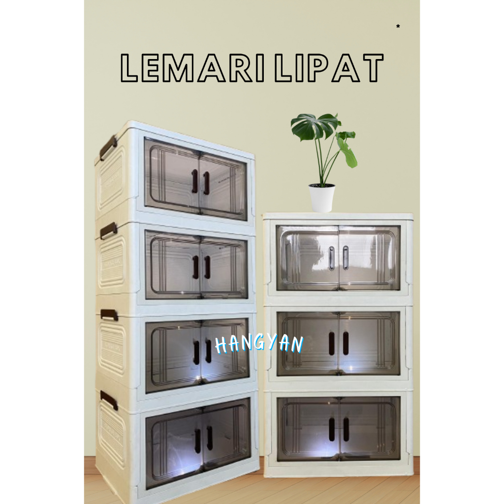 Darizza Hangyan Lemari Plastik Lipat Premium Lemari Plastik Lemari Lipat Baby Care Lemari Pakaian