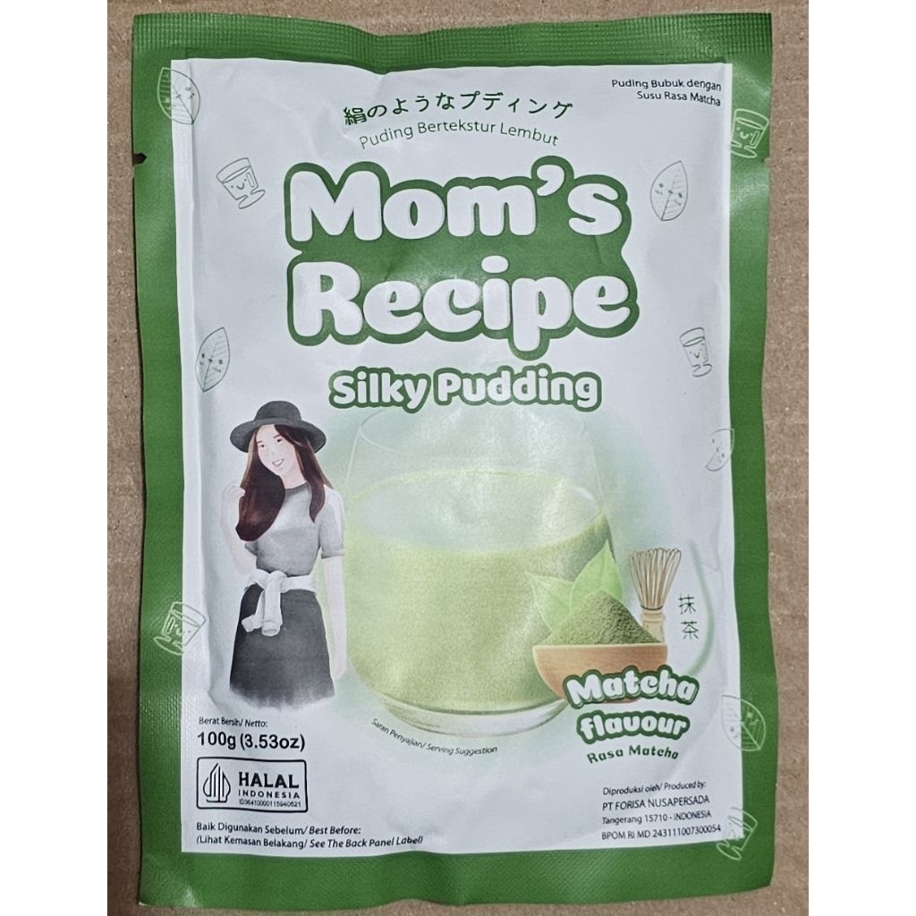 

Mom's Recipe Silky Pudding Matcha 100g